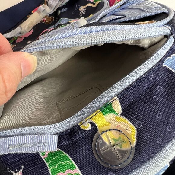 Pottery Barn Kids Mackenzie Navy Mermaids Backpack - Picture 10 of 12